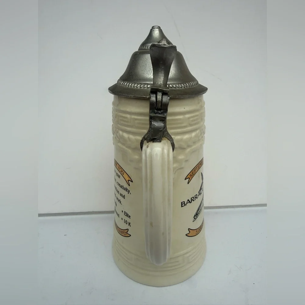 Vintage 1986 Seagate Barracuda Disc Fest Beer Stein Twin Cities Operations 9.5”
